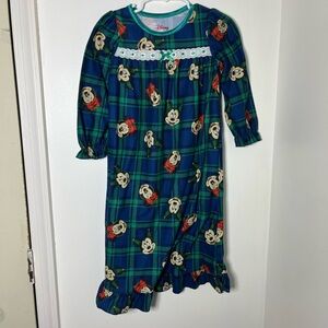 Disney Mickey Mouse Kids Nightgown- Blue and Green
